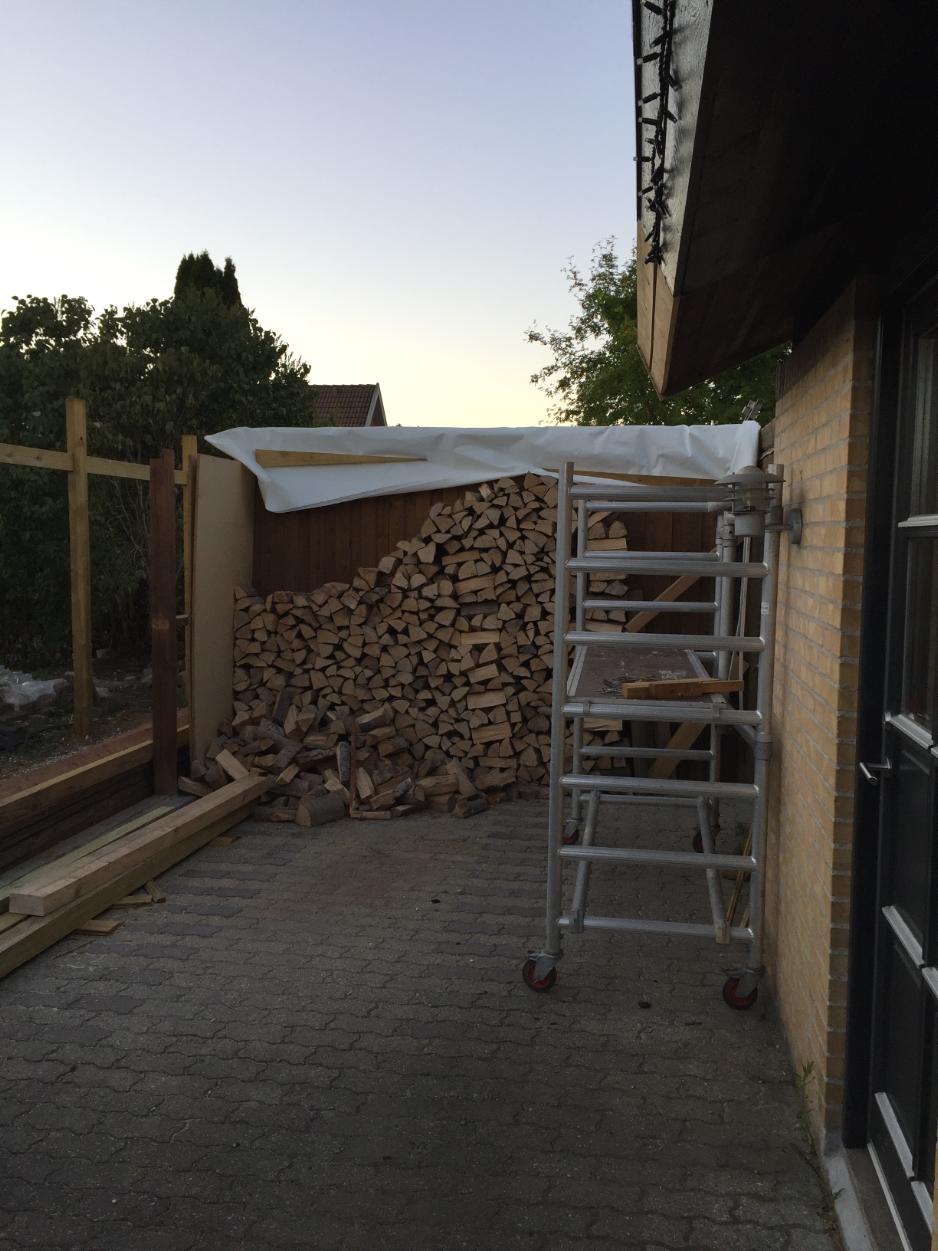 Carport med 10 mm TwinLite Kanaltak