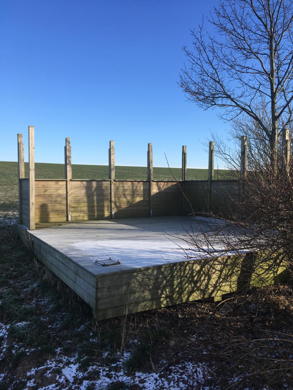 Terrasse med JärboPro Trapetstak