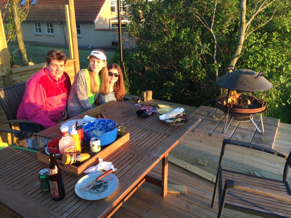 Terrasse med JärboPro Trapetstak