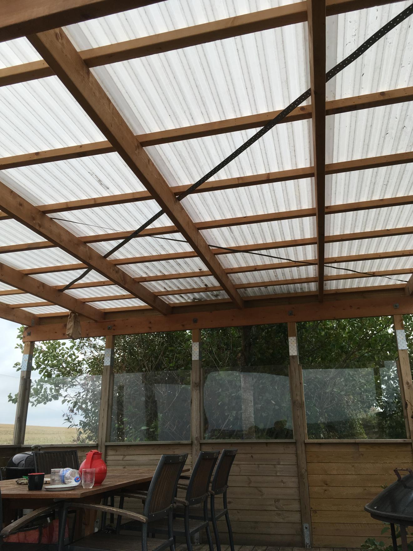Terrasse med JärboPro Trapetstak